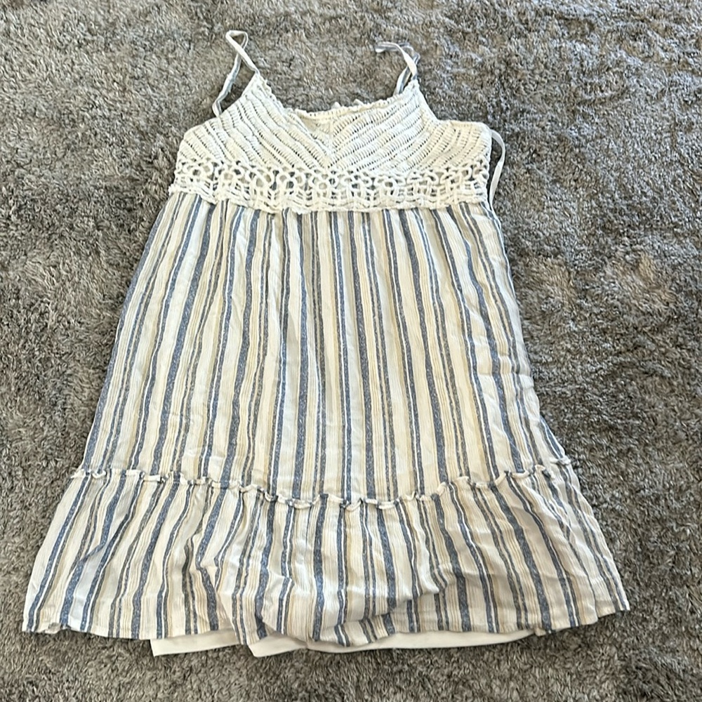 Large stripped summer dress